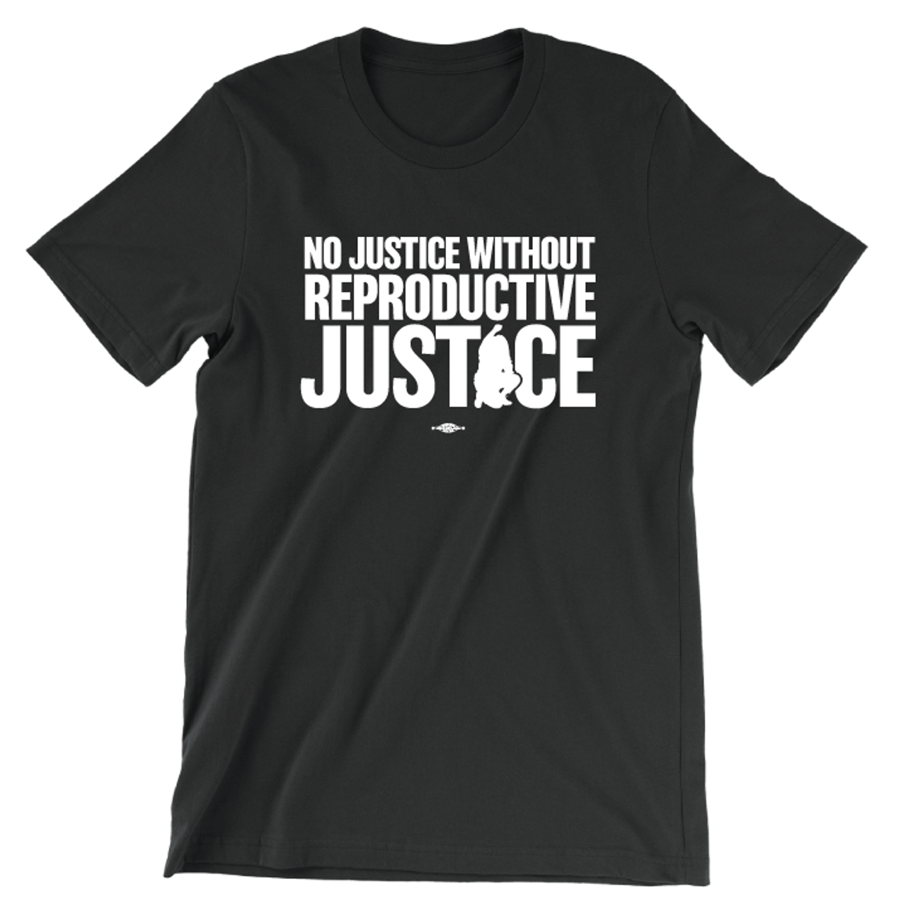 Reproductive Justice (Unisex Black Tee) - Cori Bush for Congress Webstore