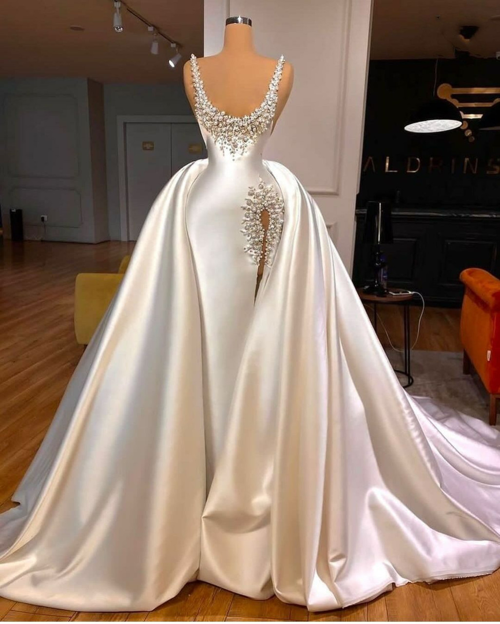 Satin Wedding Dress