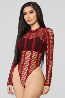 QueenLine Sexy  O-neck Long Sleeve Summer Bodycon Fishnet Bodysuit Female Elegant Club Rompers Overalls