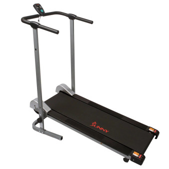 QueenLine Manual Treadmill - Compact Foldable Exercise Machine for Running and Cardio Training Treadmill to Exercise At Home