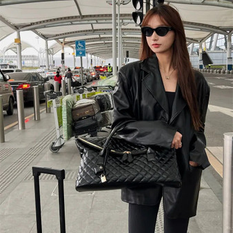 QueenLine Travel Underarm One Shoulder Boarding Luggage Large Bag 