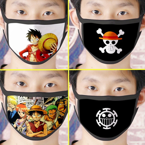 QueenLine Anime ONE PIECE Monkey D. Luffy Pirate Mask Cosplay costume Accessories Unisex Vinsmoke Sanji Skull Masks