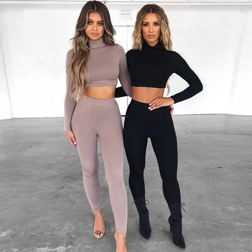 QueenLine  women sets clothes 2 piece Set Casual set tracksuit women crop top and pants womens outfits women sets clothes