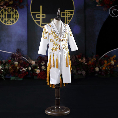 QueenLine Spring Summer Models Catwalk Palace Boys Evening Dress Costumes Saudi Arabia Dubai Prince'S Tuxedo Pageant Dresses For Children