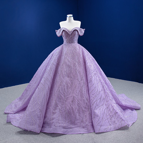 QueenLine Lace Beads Crsytals Prom Evening Dresses Design Custom Made Prom Gowns