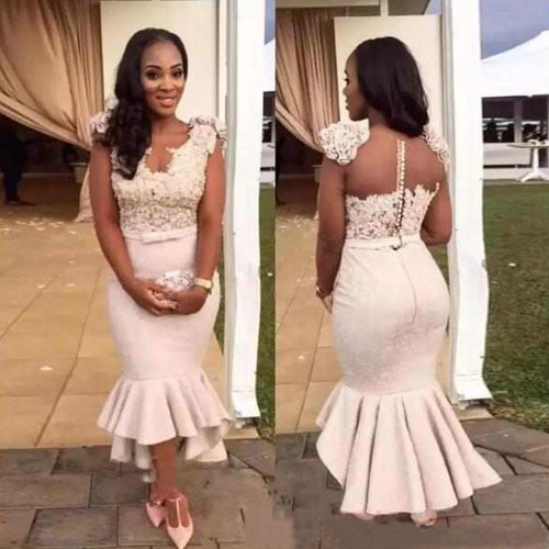 QueenLine Plus Size Evening Dresses Mermaid Vestido De Festa Lace Evening Dress Beaded robe de soiree African Formal Gown Party Dress