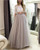 QueenLine Formal Light Gray Bridal Tulle Skirts Ribbon Zipper Style A-line Long Women Tulle Skirt Custom Made High Quality Tutu Saias