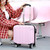 QueenLine Women trolley luggage bag set travel suitcase with wheels kid's 18 inch Cabin carry on rolling luggage set fashion suitcase set