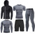 QueenLine Men's Compression Running Set Tight Legging Shirt Pant Long Sleeves Sport Clothing Teenager Tracksuit Suit Man Sportwear Dry Fit