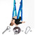 QueenLine Full Set 6 Handles Anti-gravity Aerial Yoga Ceiling Hammock Flying Swing Trapeze Yoga Inversion Device Home GYM Hanging Belt
