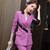 QueenLine women asymmetric stripe pant suit plus size 5XL 2 piece set casual purple pink yellow blazer suit fashion coat jacket and pant