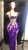 QueenLine Fashion Purple Crystal Bodycon Evening Party Dress Women Sexy Stretch Feathers Club Long Dress Singer Stage Performance Costumes