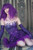 QueenLine Purple Crystal Feather short Dress Sexy Women Ballroom Dance Costume Birthday club Bar Party Stage Wear Performance Rave Clothes