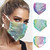 QueenLine Sexy Diamond Face Decor Jewelry Adjustable Glitter Mouth Mask Sparkly Rhinestone Face Bandana  Party Gift