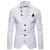 QueenLine  Mens Suits Blazers Euro Size Spring Autumn Multi-button Decorative Men's Casual Stand-up Collar Suit