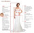 QueenLine Sexy See Through Prom Dresses Plus Size Lace Tiered Gold Evening Gowns with Feathers vestido de novia Party Celebrity Dress