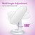 QueenLine Makeup Mirror With LED Lights Adjustable Touch Screen Cosmetic Mirror 10X Magnifying Multifunction Desktop Beauty Vanity Mirrors