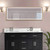 QueenLine Factory Wall Mirror Touch Switch With Anti-fog Smart Mirror Bathroom Led Mirror