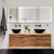 QueenLine Factory Wall Mirror Touch Switch With Anti-fog Smart Mirror Bathroom Led Mirror