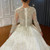 QueenLine Elegant Full Lace Cover Wedding Dress