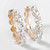 QueenLine New Trend Shiny Rhinestone Hoop Earrings Women's Earrings Dinner Party Wedding Fashion Statement Luxury Jewelry Accessories