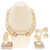 QueenLine Newest Dubai Gold Jewelry Set Gold Plated Necklace Wedding Banquet Woman Jewelry Set H0049