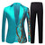 QueenLine Men's black Sequin Party Blazer Slim Fit Wedding Party Suit Jackets High Quality singer high density sequined Blazer suits