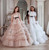 QueenLine Ruffles A-line Princess Flower Girl Communion Ball Gown Dress Children Girls First Communion Dress Prom Costumes