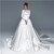 QueenLine Full Sleeve Button Wedding Dresses with Satin A-Line Floor-Length Back Sweep Train White Bridal Gowns vestidos de novia платье