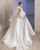QueenLine Halter Neck Organza Wedding Dresses Puff Sleeve Bride GownSimple And Clean Wedding Gown Vestido de novia
