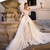 QueenLine  Mermaid Wedding Dress Modern 2 In 1 Detachable Train Off the Shoulder Long Sleeve Appliques Button Bridal Gown