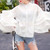 QueenLine Fashion Long Flare Sleeve Women Vintage Blouses 2022 Ruffled Shirts Casual Long Sleeve Tops Buttons Elegant Party Blusas