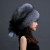 QueenLine * Women's Russian Ushanka Aviator trapper fox Fur Bombers Hat real fox fur hats dome mongolian hat