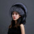 QueenLine * Women's Russian Ushanka Aviator trapper fox Fur Bombers Hat real fox fur hats dome mongolian hat