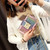 QueenLine Luxury small Clutch Chain Shoulder Gradient Color Sequin Box Shape Messenger Bag