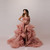 QueenLine Sexy Maternity Gowns Photography V Neck Ruffles A Line Sweep Train Tulle Women Maternity Dress for Photo Shoot