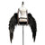 QueenLine High quality Black Devil angel wings creative Cosplay costume props Characteristic interior wall decoration Multicolor wings