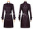 QueenLine Runway Black/Khika/Redwine/Beige 100 Genuine Lambskin Womens Leather Trench Coat Double Breasted Buttons And Waist Belt