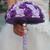 QueenLine Purple Lilac Satin Ribbon Wedding Bridal Bouquets Diamond Pearls Artificial Flower Rhinestones Quinceanera Bouquets W1255