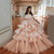 QueenLine Designer Evening Dresses with Tiered Ruffle Skirts Strapless Vintage Prom Gowns Red Carpet Dress Women Formal Wear
