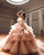 QueenLine Luxury Ball Gown Tulle Evening Dresses Arabic Dubai Colorful Wedding Gowns Strapless Puffy Long Train Layered Ruffles Prom Dress