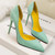 QueenLine 11CM Fashion Simple Fine with High Heels Suede Shallow Mouth Pointed Side-Cut-out Shoes Professional High Heels ZWM