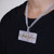 QueenLine Custom Letters Moissanite Pendant Iced Out Men Hiphpop 925 Silver Jewelry