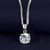 QueenLine Lab Diamond Necklace 18K 14K Solid Gold Customize Jewelry