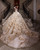 QueenLine Gorgeous Dubai Arabic Wedding Dresses V Neck Long Sleeves Sweep Train Ball Gown Bridal Gowns Custom Made Long Robes De Mariée