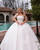 QueenLine Shiny A Line Bridal Gowns Sheer Neck Jewel Wedding Dress Custom Made Crystals Beading Vestido de novia