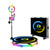 QueenLine Portable 360 Photo Booth Automatic Rotating Selfie 360 Camera Photobooth with Flight Case Packing