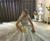 QueenLine Dubai Luxury Heavy Beading Sparkling Wedding Dress 