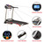 QueenLine Folding Treadmill to Exercise At Home With Manual Incline Pulse Sensors LCD Monitor