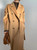 QueenLine 20% Cashmere Mid-length Loose Black Wool Ripple Fashion Double Breasted Camel Red Coat